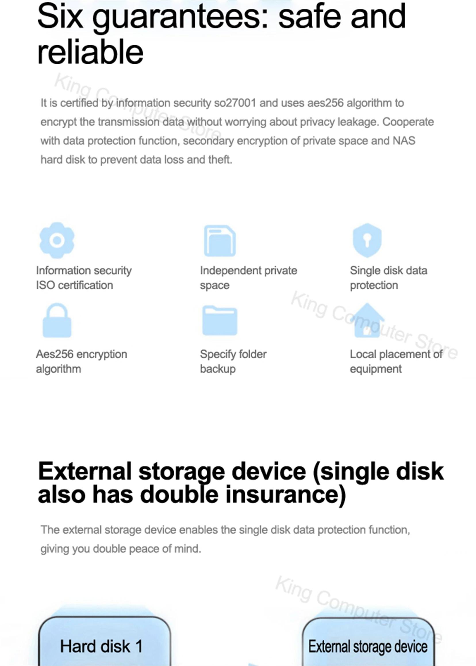 Hikvison S1 Personal Private Network Disk NAS Network Storage Server Home Cloud disk Remote Access Automatic Backup | Hyobase