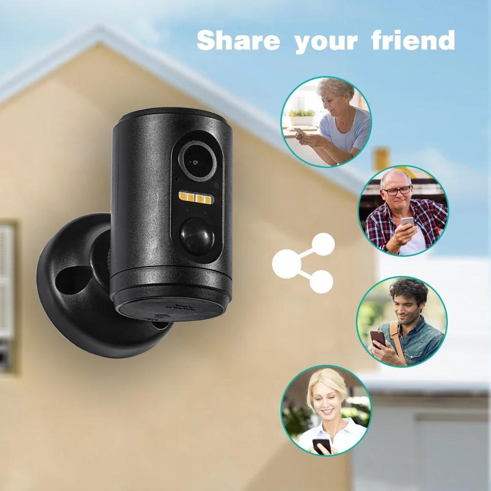 2MP Mini Camera Wifi With Battery Long Standby Indoor PIR Motion Detection Wireless HD Video Security CCTV IP Smart Home Camera | Hyobase