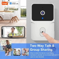 Tuya Smart Home Doorbell Camera WIFI Wireless Doorbell DC AC Battery Powered Camera Bell with Alexa Google Doorbell Camera | Hyobase